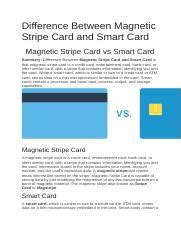 difference between a smart card and magnetic stripe card|magnetic Stripe credit card benefits.